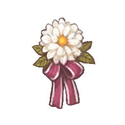 White Flower Hairpin