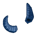 Blue Nuo Horns