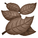 검은 케파리 잎