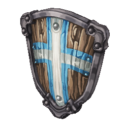 Old Wooden Kite shield